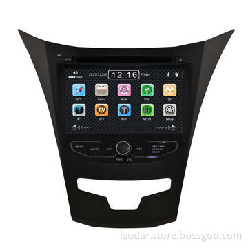 In-dash Car DVD Players for Ssangyong Korando 2014, NAV/CD/MP3/DVD/USB/SD/BT, with 7" TFT Monitor